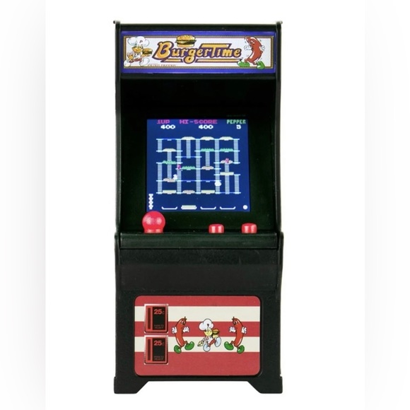 Burger Time Retro Tiny Arcade Game New! - Picture 3 of 6